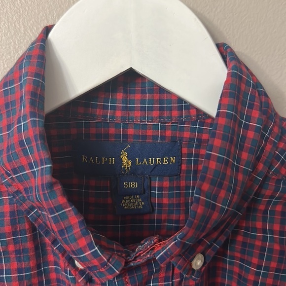 Ralph Lauren Long Sleeve Plaid Button Down Size Small 8 - Picture 4 of 8